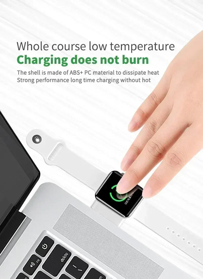 Magnetic Watch Wireless Charger Dock Base For iWatch Series 10 9 8 7 6 5 4 SE/3/2 Utlra Portable Travel Wireless Charging Stand