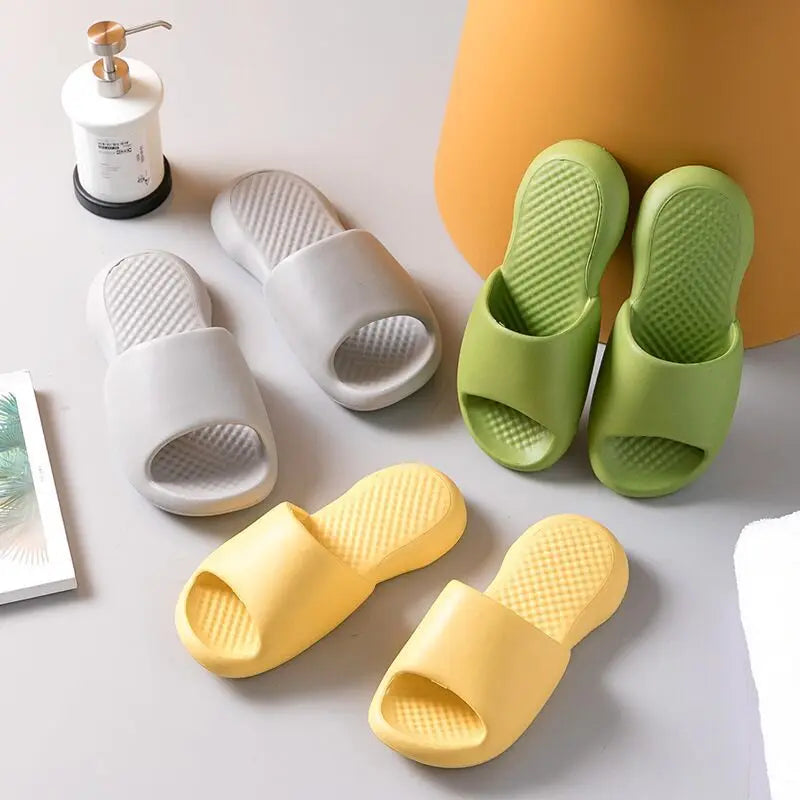 Slippers for women eva, summer home, bathroom, anti slip thick sole, external wearing of sandals