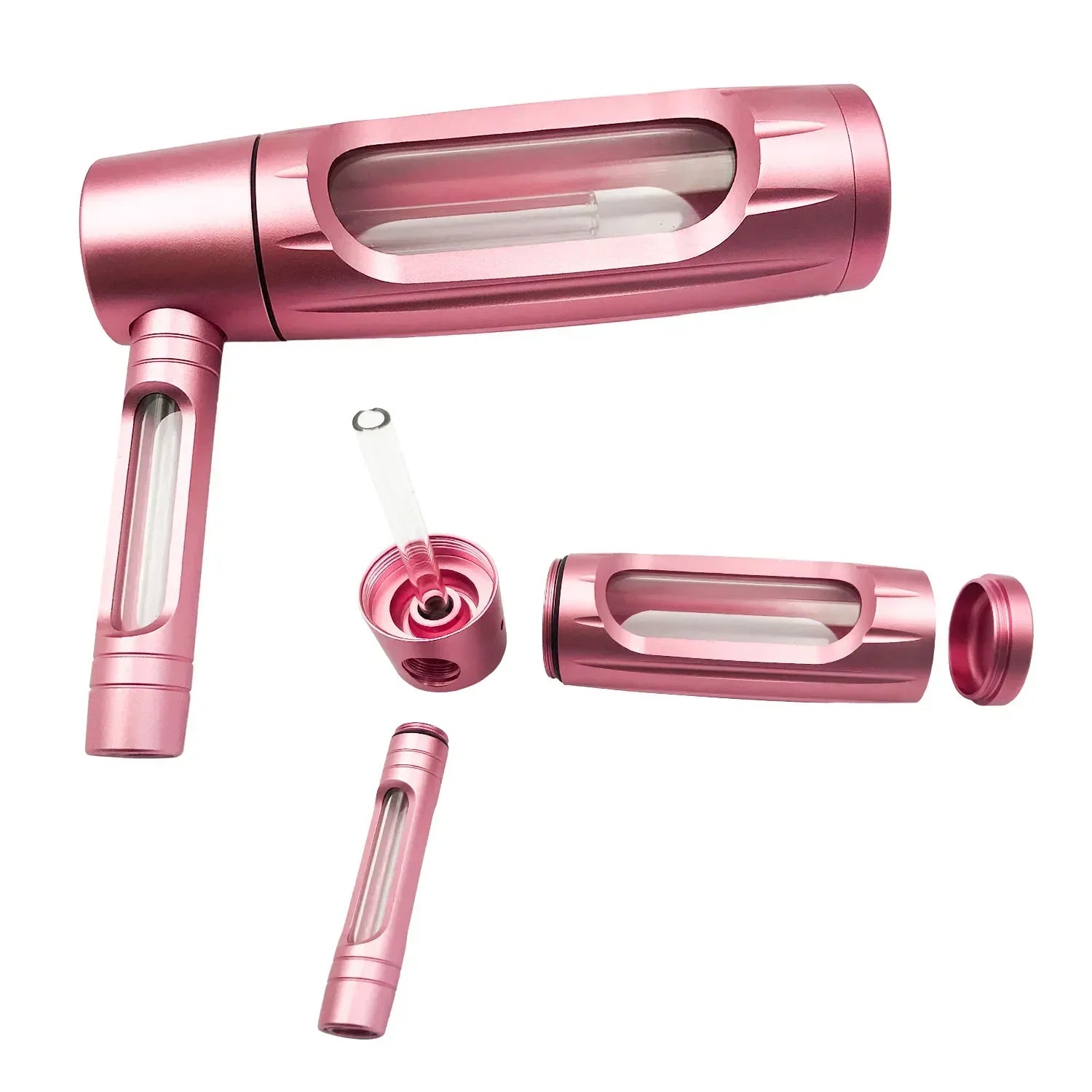 New Metal Smoking Pipe Portable  Aluminium Alloy Water Pipes Hookah Shisha Pipa for Smoke Accessories