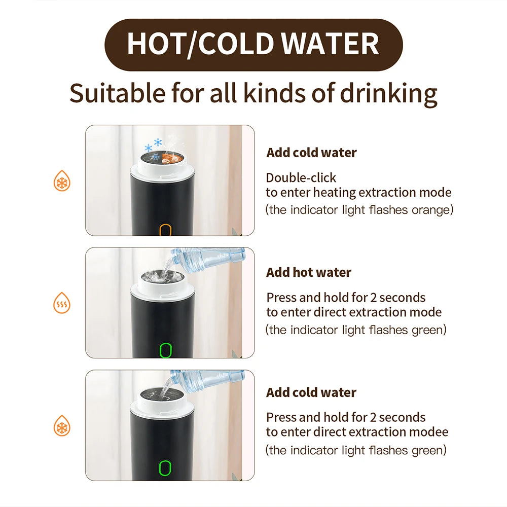 Wireless Electric Portable Espresso Coffee Machine for Car & Home Camping Coffee Maker 3-in-1 Capsule Powder Travel Coffee Maker