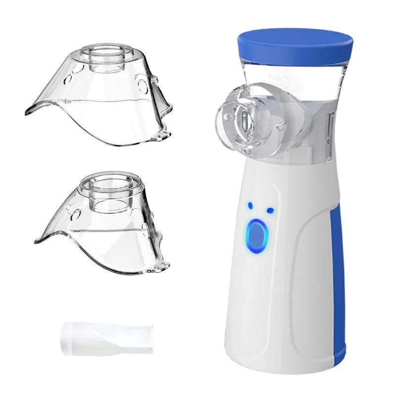 Mini Facial Steamer and Humidifier 2-in-1 Nano Ion Mist for Skin Moisturizing and Air Moisturizing with Water Tank Beauty Spray