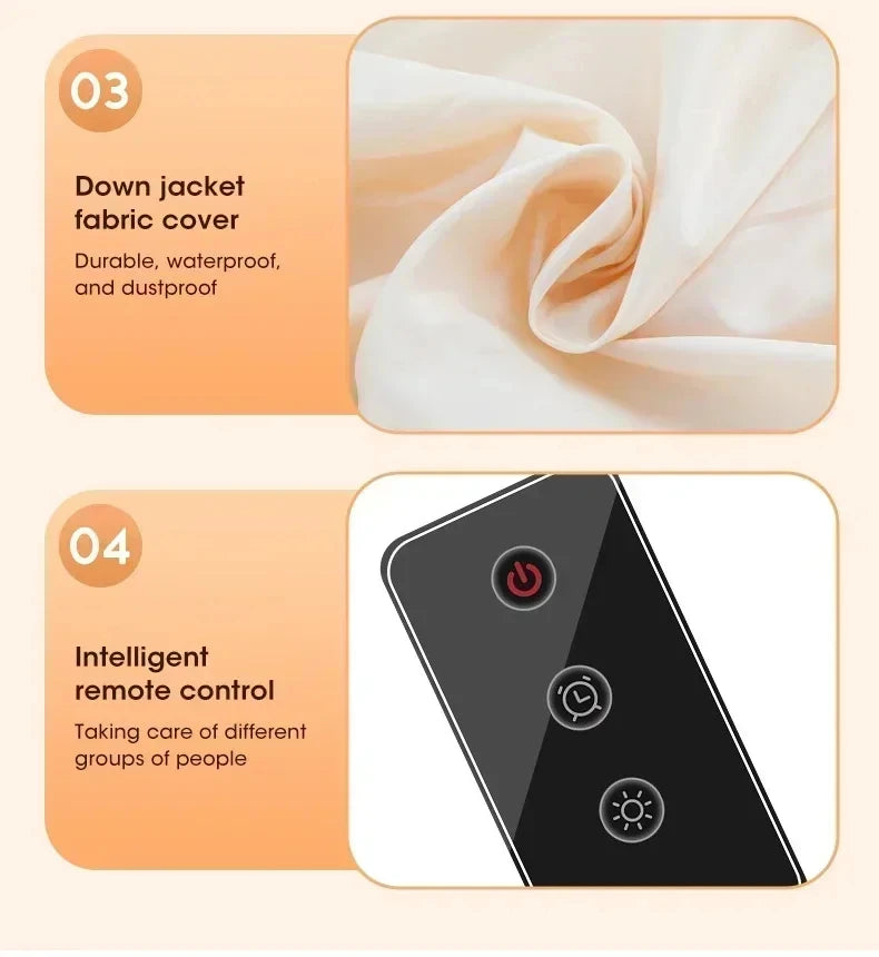 Electric Portable Clothes Dryer UV Sterilization Foldable Laundry Dryer Compact Folding Clothing Dryer