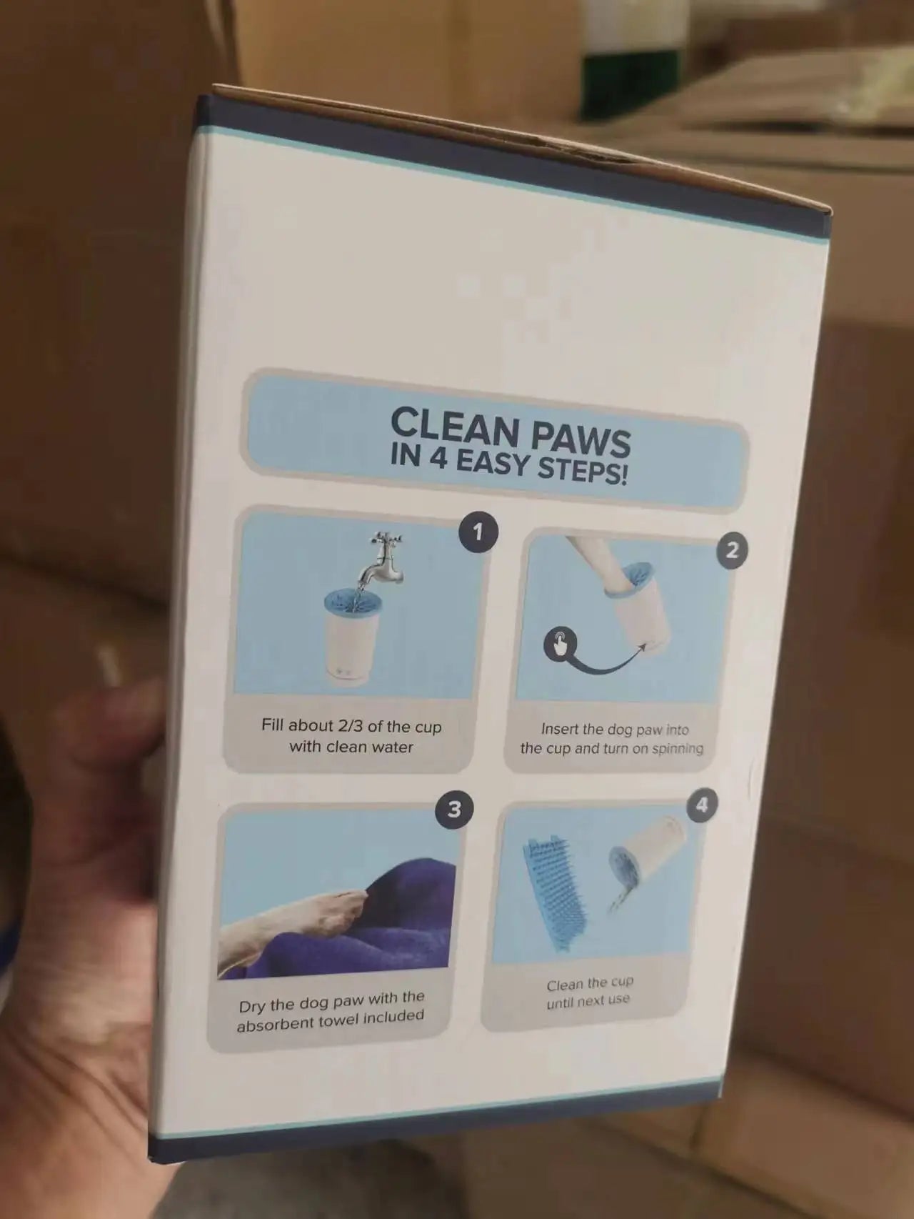 LMZOE 3.7V Automatic Paw Plunger Pet Washer Cleaner Soft Silicone Low Noise Foot Washing Cup Cats Dogs Quickly Wash USB Charging