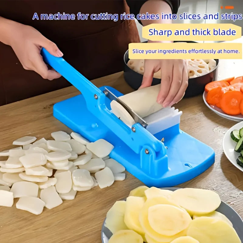 New Frozen Meat Slicer Chopper - No Batteries, Easy Assemble. Perfect For Vegetables & Fruits. Your Essential Kitchen Helper