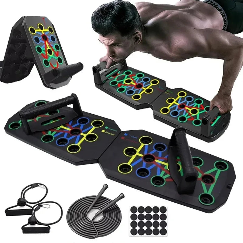 Home multi-functional push-up board, training board, chest and abdominal muscle training equipment, portable push-up