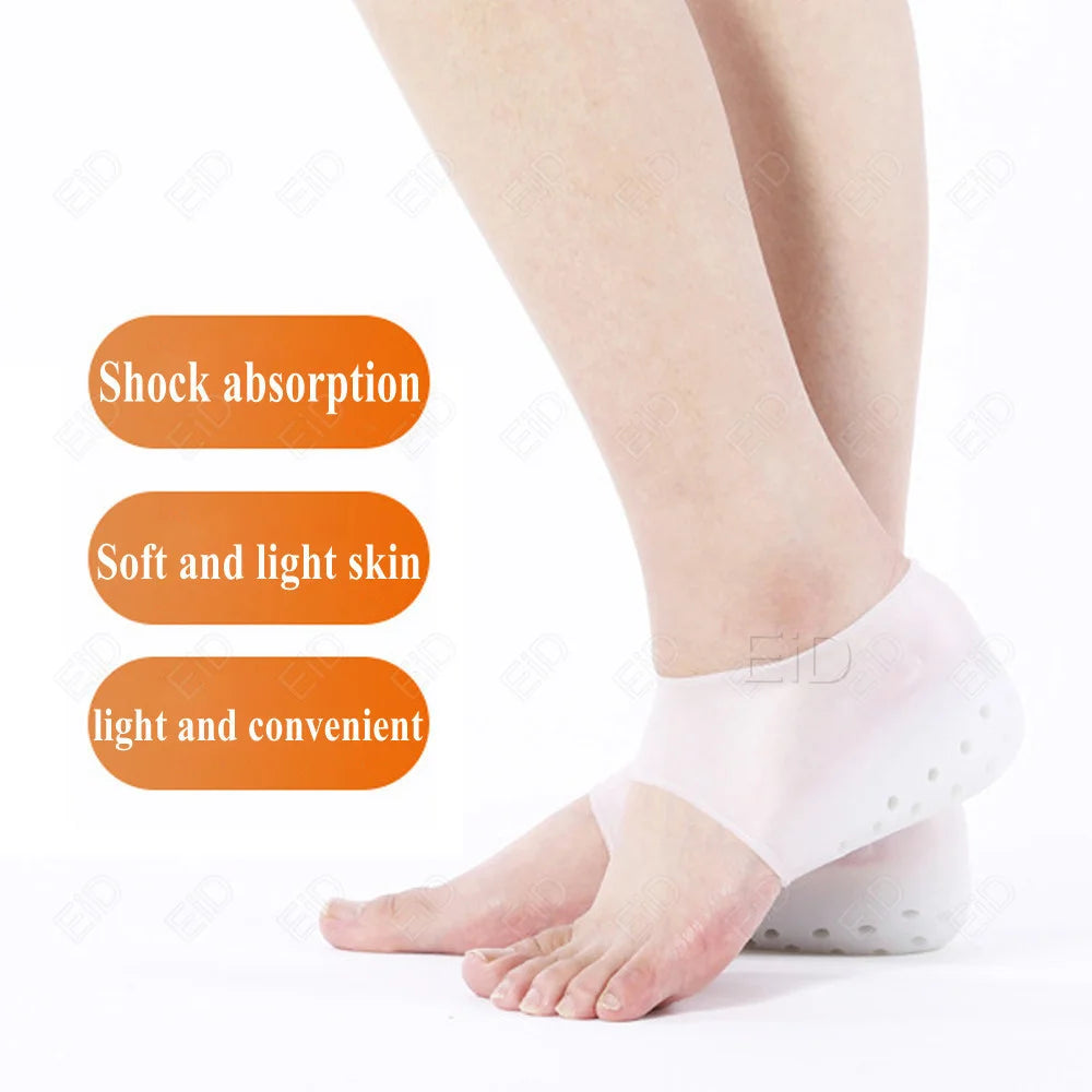 EiD 2cm 3cm 4cm Silicone Invisible Height Increase Insole Height Lift Taller 2in1 Soft Sock Shoes Pad for Men Women dropshipping