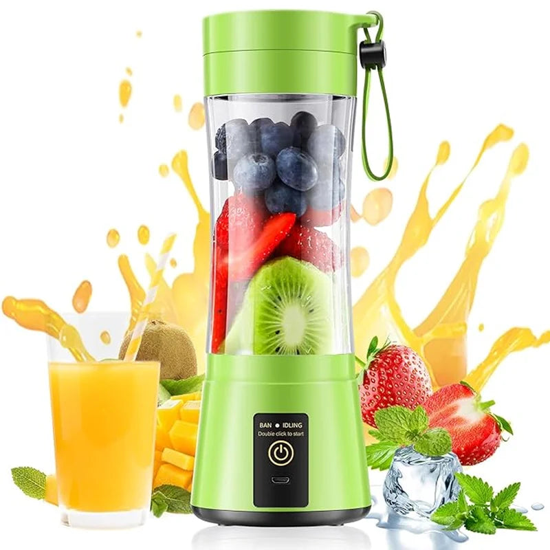 380ml Portable Juicer Fruit Smoothie Electric Blender Mini Juice Cup Usb Charging Blender Suitable for Travel And Fitness Use