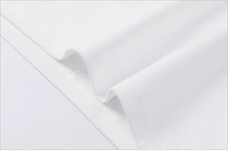 Trendy Brand Pure Cotton Short-sleeved T-shirt The Same Half-sleeved Simple Top for Men and Women Sports and Leisure Are TOP