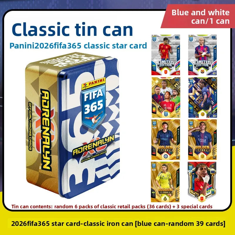 2026 Panini FIFA 365 Adrenalyn XL - Top Clubs Teams Players Collectible Trading Card Gift