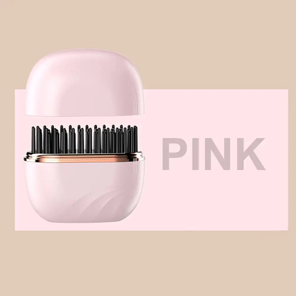 Mini Hair Straightening Comb Wireless Charging Portable Multifunctional Hair Care Not Hurt Hair Styling Comb Hair Straightener