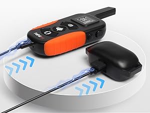 No Shock Dog Training Collar with Remote 3300ft Range,Vibrating Dog Collar Waterproof&Rechargeable Electric Collar for Dogs